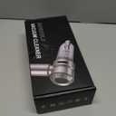 Car Vacuum,3 Suction Modes,Portable Mini Cordless Cleaner with 24000pa Suction Power,Type-C Charge,Handheld Vacuum for Home,Car, Office Desk, Keyboards(Light Silver)