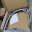 Upgraded W10830046 Refrigerator Door Gasket Seal Replacement Compatible with Whirlpool Ken-more Kitchen-Aid Refrigerator Fresh Food Door Seal Replace Part W10443241, 4502677, AP6048305