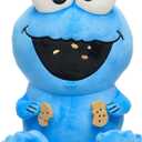 Super7 Super Duper Plush Sesame Street Cookie Monster Toy - 8" Sesame Street Plush Toy - Classic TV Show Collectibles and Retro Toys