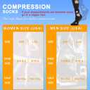 Bropite Compression Socks for Women & Men Circulation-Support Knee High Socks 20-30 mmhg-Best for Running,Medical,Nurse,Travel (L-XL)