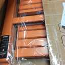 HillhutApex Aluminum 4 Step Ladder, Step Stool Foldable Ladder(Orange)