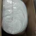 ELNIDO QUEEN Feather Comforter Full Size, Filled with Feather and Downfiber, Luxurious All Season Fluffy Duvet Insert, Ultra Soft Hotel Collection 100% Cotton Cover Bed Comforter, White 82x86 Inch