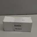 Suzile Acrylic Cutlery Storage Organizer Bin Silverware Caddy Countertop Knife Spoon and Fork Holder Kitchen 3 Section Tableware Storage Box for Cabinet Indoor Home Flatware Dining Room (Black,M)