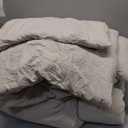 Bedsure King Comforter Set, Beige Soft Prewashed Bedding for All Seasons, 3 Pieces GentleSoft Bed Set, 1 Lightweight Comforter (104"x90") and 2 Pillowcases (20"x36")