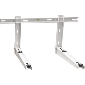 ICOOL Mini Split Wall Mounting Bracket for 9000-36000 BTU Universal Ductless Air Conditioners, Heat Pumps, Compressors & HVAC Systems, Outdoor Heavy Duty Foldable Wall Mount Condenser Bracket (White)
