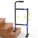 Stair Assist Cane for Seniors, Height & Width Adjustable Stair Climbing Aid, Fits Most Indoor & Outdoor Steps, Wide Anti-Slip Base, Ideal for Sore Knees & Post-Surgery Recovery 300 lbs