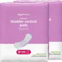 Amazon Basics Incontinence Pads for Women Long, Bladder Control, Postpartum, Maximum Absorbency, Unscented, 78 Count (2 Packs of 39)