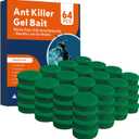 64 PCS Ant Killer Gel Bait Stations, Extra Strengthen Ant Bait Traps, Long-Lasting Effective Pest Gel for Carpenter Ants and Other Common Household Ants, No Mess Easy Use, Safe for Pets and Kids