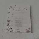 GardenCity Advice and Wishes for The Mr and Mrs, Bridal Shower Games for 50 Guests, Wildflower