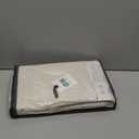 100% Blackout Shield Linen Blackout Curtains for Bedroom 84 Inches Long, Back Tab/Rod Pocket Living Room Drapes, Thermal Insulated Blackout Curtains 2 Panels Set, 50" W x 84" L, Cream