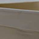 Large Nursery Closet Organizer Bins with Lids 4 Pack - 23 QT Decorative Storage Baskets for Living Room Bedroom Shelf - Stackable Storage Boxes with Lids Handles for Clothes Sweater Book Towel Purse