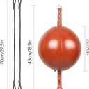 InnoLife Double End Punching Ball Striking Punching Bag Kit, Speed Striking Reflex Kit with Bungee Cords Perfect for Reaction, Agility, and Hand Eye Coordination Training