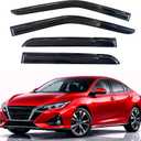 KPY Rain Guards Fit for 2020-2025 Nissan Sentra, Out-Channel Window Visors Vent Wind Deflectors 4PC, Car Accessories for 20-25 Sentra