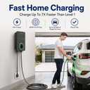 Autel 40A Level 2 EV Charger, 240V NEMA 14-50 J1772, WiFi, 25ft Cable Smart App Control, Scheduled Charging, Adjustable Current, Energy Monitoring, and Weatherproof Protection,in-Body Holster