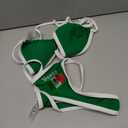 Brazil Mexico Jersey Y2k Halter Bikini Sets Cute 2 Piece Sexy Swimsuit Beach Sets Women Summer (Mexico Green, Medium)