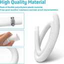 1.25" Pool Hose Replacement for Intex Filter Pump - 59" Long Pool Hose for Above Ground Pools, 1 1/4 Inch Pool Connector Hoses Compatible with Intex Pump 607 637(2 Pack)