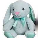 Faith The French Bunny Plush Toy | 15" Soft Stuffed Animal | Elegant Nursery Décor & Cozy Companion | Plush Gift for Easter, Baby Showers, Birthdays & Home Accents