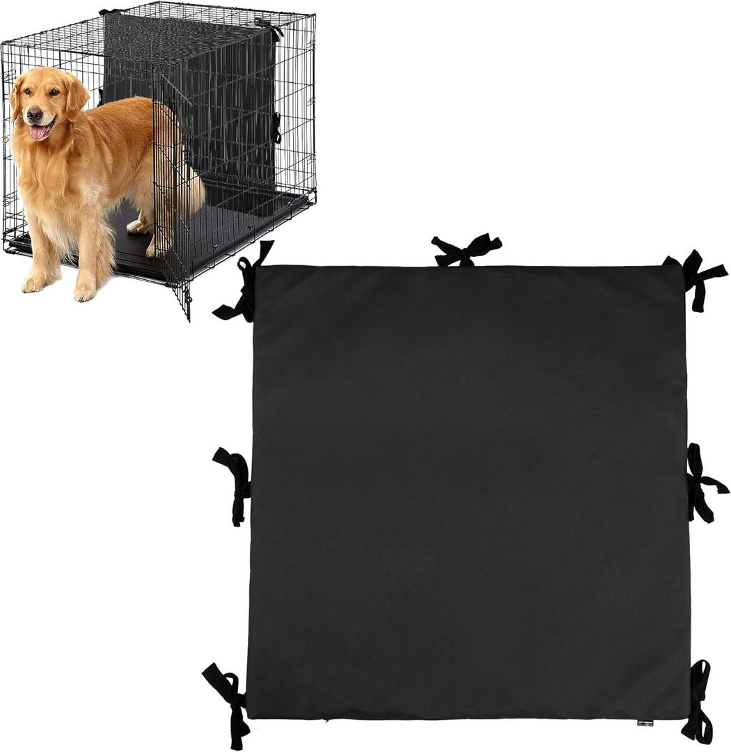Soft Dog Crate Divider Panel for 36" Crate (Divider Only), Dog Kennel Divider with Ties for Puppy Training, Black, 27" H x 28.5W