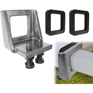 ZNZMAIO 2" Anti Rattle Hitch Clamp, Noise Eliminator and Hitch Stabilizer with Tool-Free Installation, Heavy Duty Design with 2 Silencer Pads for Truck, Trailer Towing