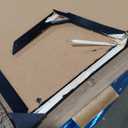 Board2by Extra Large Cork Bulletin Board 60" X 48", Black Wood Framed 5'x4' Corkboard for Wall, Wall Mounted Notice Pin Board with 18 Push Pins for School, Home & Office