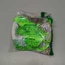 Blooming Jelly Women High Waisted Bikini Sets Tummy Control Swimsuits Color Block Two Piece Drawstring Bathing Suit, Color: Neon Green, Size M