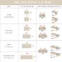 JPGGD Leaf Couch Blanket Cover,Chenille Sofa Covers Washable for Dogs,Couch Covers for Sofa, Soft Slipcovers for Couches and Sofas Pet Friendly or 2-3 Cushion Couch1pc, Beige White, 71"134"