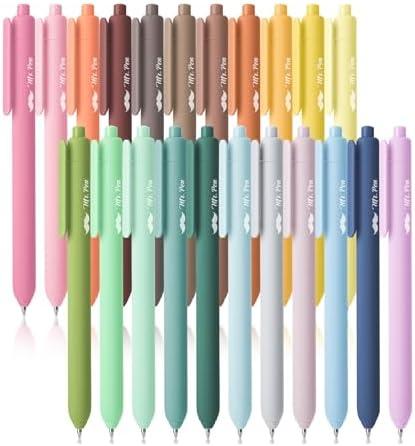 Mr. Pen- Retractable Gel Pens, 22 Pack, Colorful Ink, Fine Point 0.7mm, Fast Dry, Smooth Writing, Cute Pens for Drawing, Writing Planner and School Supplies