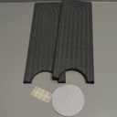 Kitchen Sink Splash Guard  Stone Faucet Mat for Kitchen Sink, Diatomite Drying Mat, Modern Kitchen & Bathroom Counter Accessories (Dark Grey, 23.6" x 3.9")