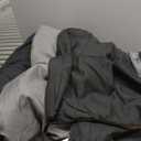 Bedsure Queen Comforter Set Black, 8 Pieces Prewashed Queen Size Bed in a Bag with Soft Fleece Bed Blanket, Down Alternative Bedding Set for All Seasons, Sheets, Pillowcase