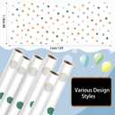 Breling 6 Rolls Polka Dot Bulletin Board Paper Roll 4 x 12 ft Fade Resistant Paper Colored Background Roll Bulk for Art Classroom Decor Drawing Craft(Retro)
