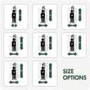 MIULEE Extra Long Waffle Weave Shower Bath Curtain 84 Inch Long with 12 Metal Hooks Modern Washable 260GSM Heavy Fabric Waterproof Thick Cloth Shower Curtains Set for Bathroom Bathtub, Khaki