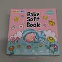 OKOOKO Soft Baby Books 6PCS Soft Cloth Books Bath Books Crinkle Washable Non-Toxic Early Education Preschool Learning Toy for Newborns Babies Infants Toddlers Kids