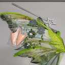 Fairy Wings for Adults, Fairy Costume Set with Elf Ears and Fairy Flower Arm Wrap for Party, Cosplay, 27"x29.5"