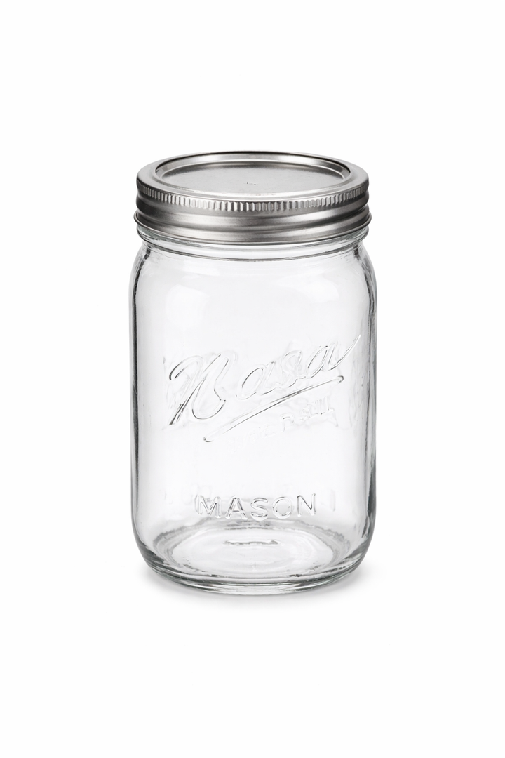 1 Gallon Glass Jar with Airtight Lid, Large Mason Jar Wide Mouth for Flour Sugar Food Storage Containers with Scale Mark(1 PCS), Canning Jars for Sun Tea, Kombucha, Cookie, Pickle, Fermenting