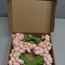 Meldel 32Pcs Ranunculus Artificial Flower, Faux Silk Mini Pink Ranunculus Flowers for DIY Bouquet, Bulk Fake Peony Wedding Filler Flowers for Centerpieces Arrangements Bridal Shower Decorations