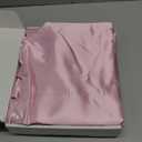 4 Piece Satin Silky Sheet Set Full Size, Refreshing Cool Touch Smooth Hair & Skin Friendly Lightweight Summer Hot Sleeper, Pink