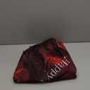 Pardick Christmas Decor Round Fitted Tablecloth Xmas Red Circle Table Cover with Elastic Wipeable Outdoor Round Table Cloths for Kitchen Party Patio Holiday Decorate Size 48 Fit for 45"-50" Tables (Z02-Xmas 3)