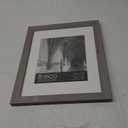 11x14 Picture Frame for Wall, 11 x 14 Photo Frames - Made of Solid Oak Wood & Tempered Real Glass, Rustic Wood 11 by 14 Frames for Home Decor, 11x14 Frame Matted to 8x10, Walnut Color, 1 Pack