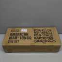 American Mahjong Tile Set with Purple Printed Carrying Bag, 166 Premium White Tiles, 4 All-in-One Color Racks/Pushers, Mah Jongg Sets, Complete Mahjong Game Set for Travel, 4 inches x 9 inches x 21 inches