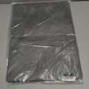 MOSAYT Vinyl Placemats Set of 8-12 X 17 Inch - Faux Leather 100% Waterproof Oil-Proof Wipeable PU Place Mats, Heat Resistant Reversible Table Mats for Kitchen, Dining, Outdoor (Grey) (Gray)