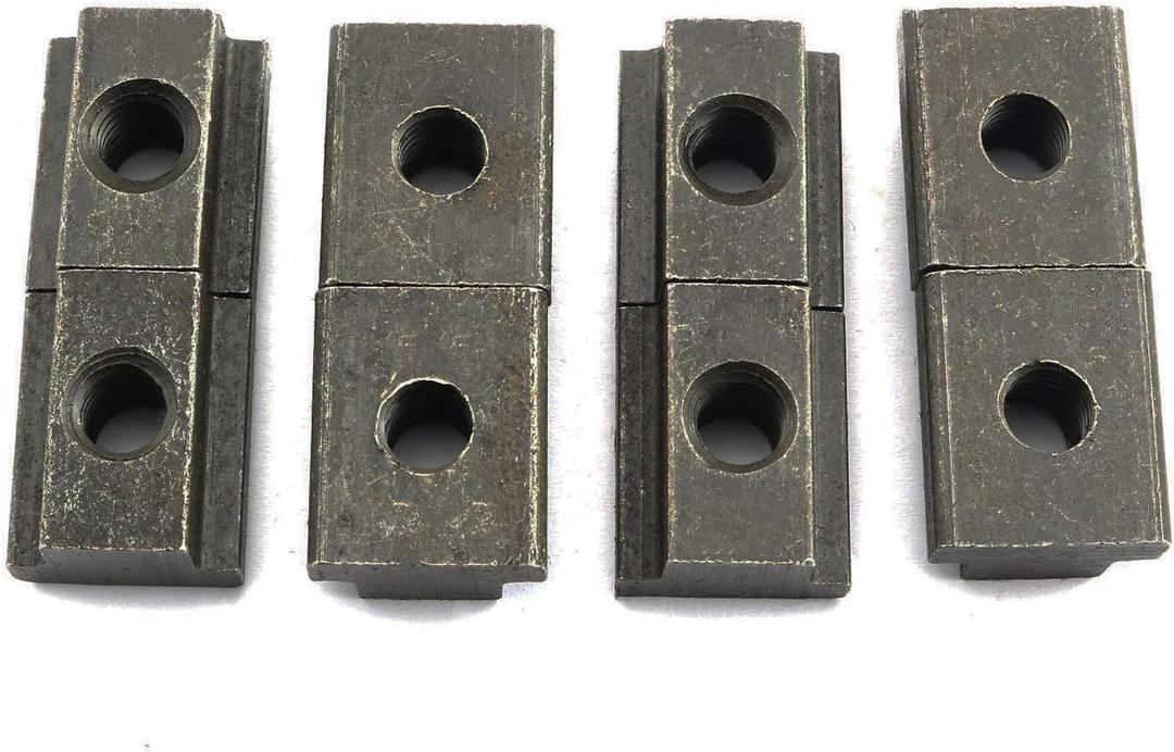8 Pack M8 T-Slot Nuts Clamping Table Slot Milling T Sliding Nut Block Slot Machine Tool Black