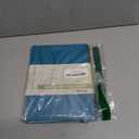 POPRUN Monthly Planner 2026-2027 (Medium 6.5" x 8.5") 18 Months Calendar Book(Jan 2026 - Jun 2027) - 4 Pages per Month with Expense & Notes, Stair-like tabs, Leather Cover, Sunday Star-Pacific Green