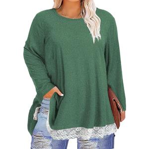 ForHailey Women's 3/4 Sleeve Plus Size Top Work Business Casual Tunic Shirts Henley Button up Blouses 2XL