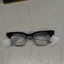 AI Glasses with Camera,4K with Audio Bluetooth AI Glasses with Chat GPT for Men 160+ Languages 8MP Video Recording, Smart Eyewear for Gaming Meeting Travel Trade Business, Silicone Sound Tube