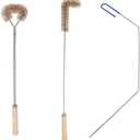 2 Pcs Fryer Cleaning Tools Including L Shaped Brush-2 Pcs.