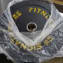 Fitvids Olympic Bumper Plate, 2" Weight Plate for Strength Training & Weightlifting, 35LB