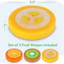 ArtCreativity Fruit Water Splash Toys - Set of 3 - Spongy Bath Toys for Kids - Vibrant Colors with 3 Different Fruit Designs - Bathtub Toys for Fun in The Tub - Kids Pool Toys and Pool Accessories