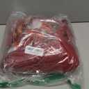 Dintszyayue Christmas Duvet Cover Set Queen Size,3 Pieces Patchwork Bedding Set Red and Green Christmas Elk Snowflake Printed Duvet Soft Microfiber Duvet Comforter Covers with Zipper Closure (Queen 90"x90")