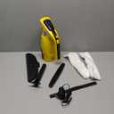 Rechargeable Window Vac, Window Vacuum Cleaner Set, Cordless Vacuum Squeegee with Built-in Spray Bottle, Electric Glass Cleaning Tool for Windows, Tiles, Mirrors, 200ml Water Tank