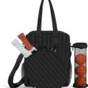 Women's Pickleball Bag with Ball Bag, Waterproof Pickle Ball Bag Tote Shoulder Bag